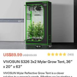NEW In Box Grow Tent in 4 Different sizes