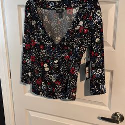 Brand New V-Neck Blouse By Jones With Original Tags