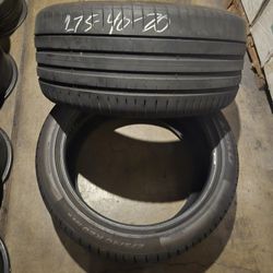 2. Tires. 275. 40. 20. Pirrelli 