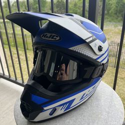 Motorcross Helmet & Boots 