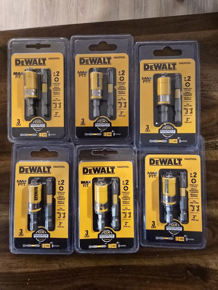 Countersink Tool, Dewalt Power Bits And Sleeve