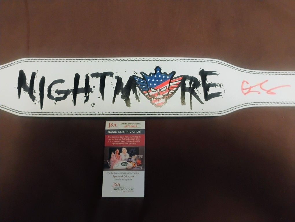 WWE Cody Rhodes Signed Weight Belt JSA