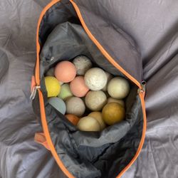 Lacrosse Balls & Carrying Bag