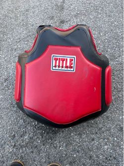 Title boxing body protector pad