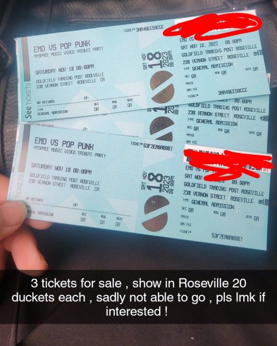 Punk Vs Emo Show Tickets