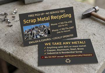 Read Please, Recycle Metal! SCRAP METAL PICKUP!