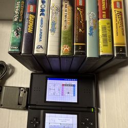 Nintendo Ds Lite Complete With Charger And Games Plays Gameboy Advance Games