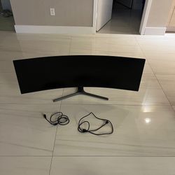 Samsung C49RG90SSN - 49" Odyssey CRG9 DQHD 120Hz HDR1000 QLED Curved Gaming Monitor