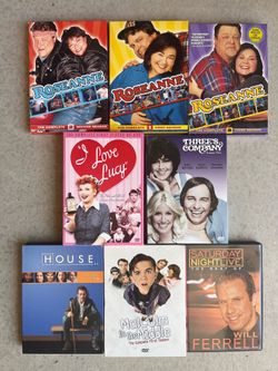 Lot of TV Series Box Set DVDs House SNL  I Love Lucy Roseanne