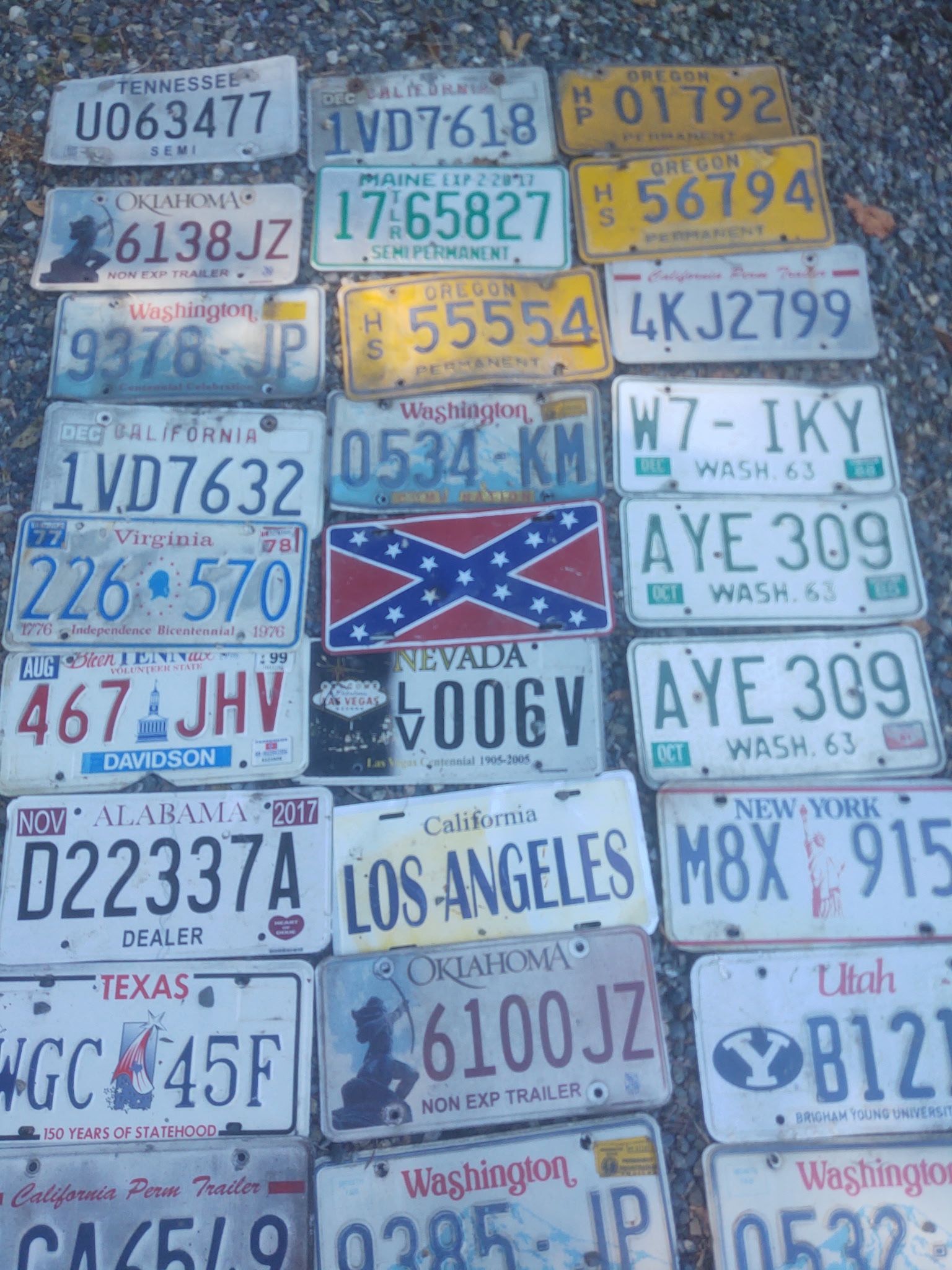 Lot Of 40 License Plates
