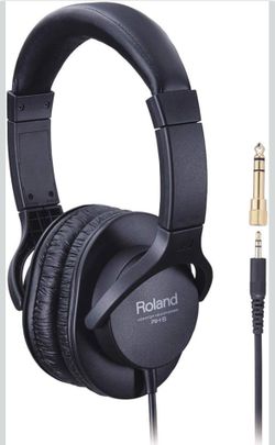 ☘️ Roland RH-5 | Over-Ear, Closed-Back Monitor Headphones Performance | for Everyday Music Making & Audio Playback | Balanced Tone | Comfortable & Lig