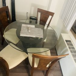 Beautiful Dining Table With 4 Chairs 