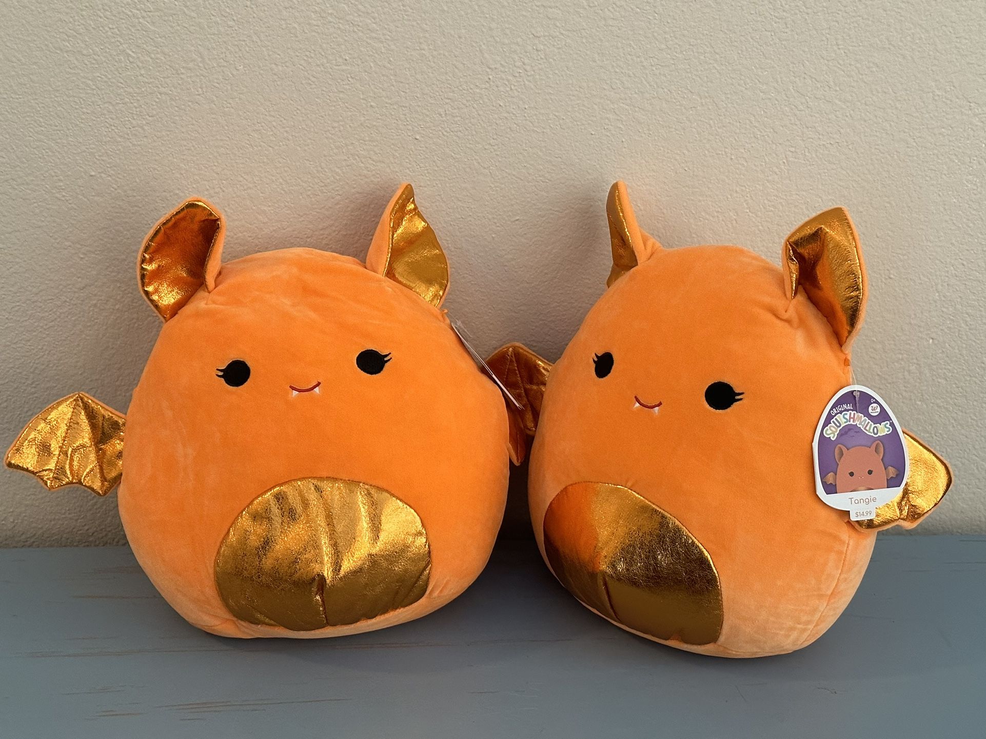 (2) **NEW** Walgreens Exclusive Halloween Tangie Squishmallow