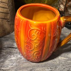 Orange Coffee Cup