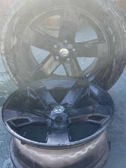 Black Dodge 18 Rims