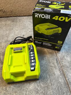 RYOBI 40V Lithium-lon Rapid Charger