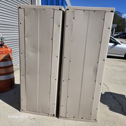 list.
2 RUBBERMAID STORAGE