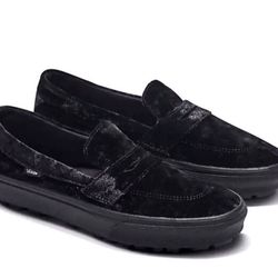 Brand New Vans Velvet Slip Ons Size 11