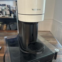White Nespresso coffee machine