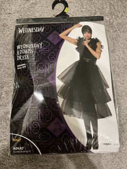 ADDAMS FAMILY WEDNESDAY COSTUME SIZE MEDIUM