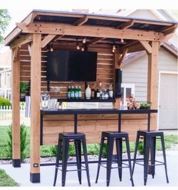 Backyard Discovery Cedar Springs Outdoor Bar Brand New in Box