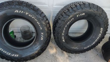 Par de llantas todo terreno bfgoodrich all Terrain ko2 LT 315/75/r/16 95% de vida