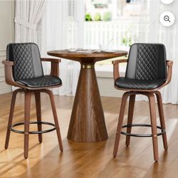 🔥🤎 Modern Bar Stools Set of 2 – $170 Pair 🤎🔥
