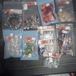 $2  a  bag Beads And  Charms 