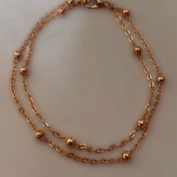 Gold Layered Ankle Bracelet 