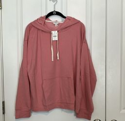 J. Crew Long Sleeves Pink Hoodie