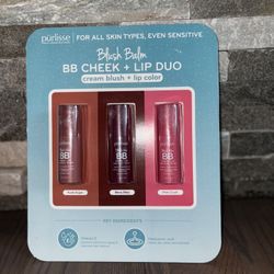 Purlisse Blush Balm BB Cheek + Lip Color Trio