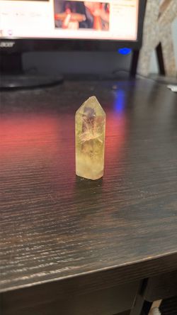 Mini citrine crystal tower