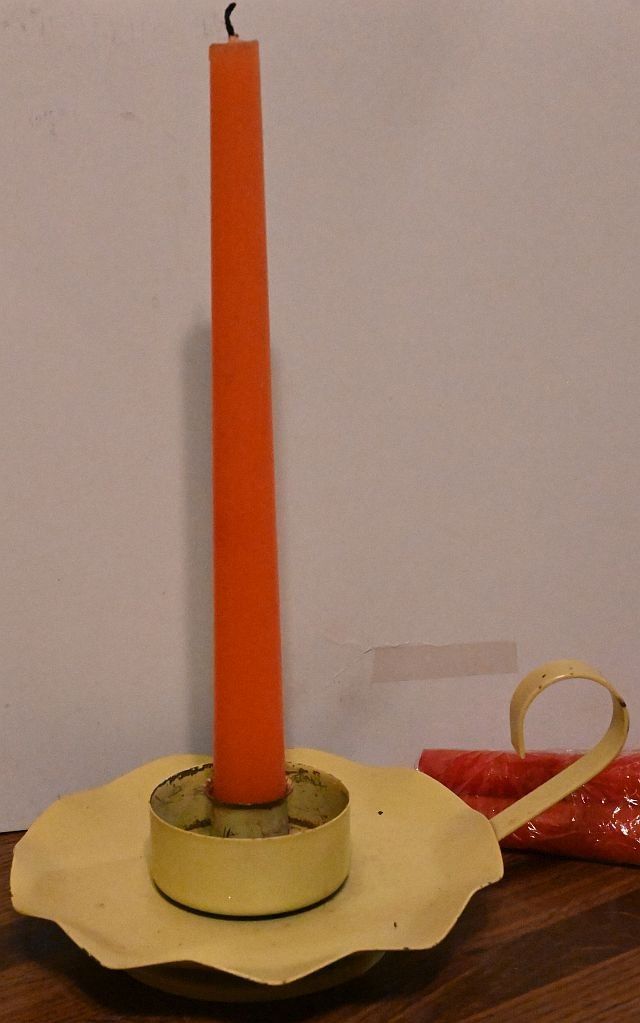 Candle Holder With Candles 