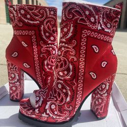 Bardi Open Toe Booties 