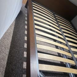 Queen size bed, and frame