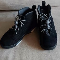 Nike Kid Suede Black Sneakers Shoes Air Jordan 