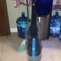 blue vacuum cleaner