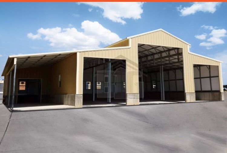 Commercial steel building