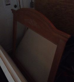 Very large mirror for bedroom good condition