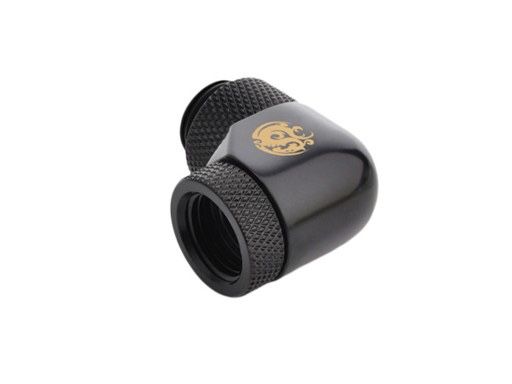 Bitspower G1/4" Matt Black Dual Rotary Angle IG1/4" Extender