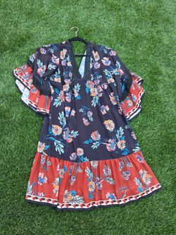 Flying Tomato Floral Boho Dress – Size L