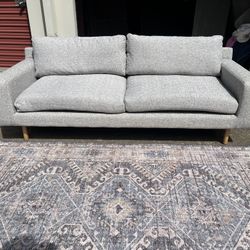 *FREE DELIVERY* West Elm Eddy Sofa Deco Weave 82”
