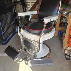 Antique Theo Kochs Barber Chair 