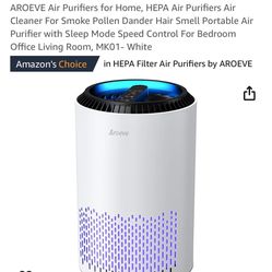 hepa air purifier brand new 