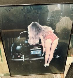 Framed Porsche 356 Speedster ‘4 Play’ Poster