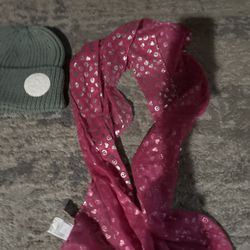 Hat And Pink Scarf