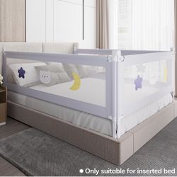 Protective Bed Rails(3 Sides) for Kids 
