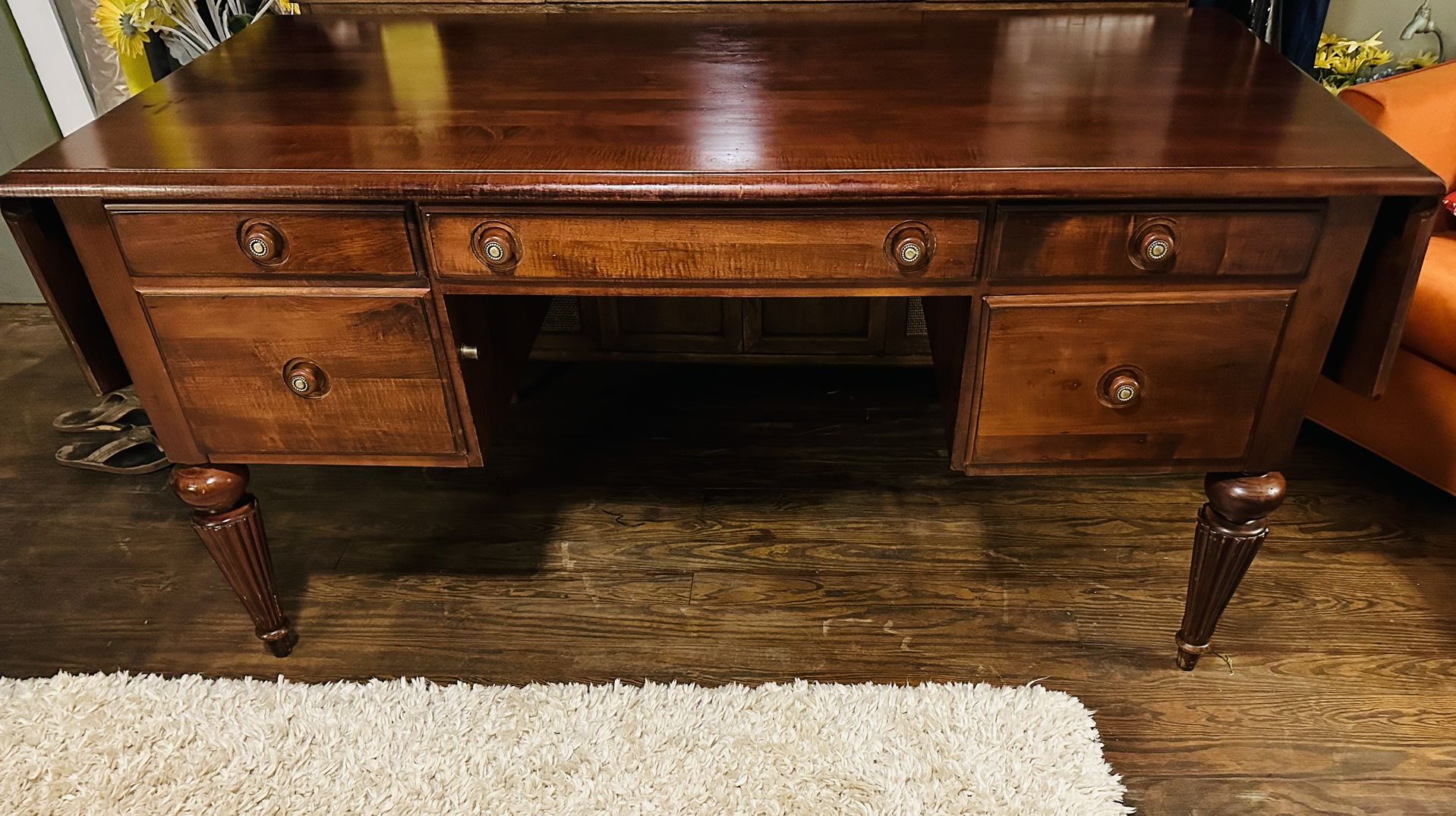 Vintage Ethan Allen Executive Desk