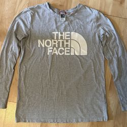 NorthFace Gray Long Sleeve Shirt - Size Small