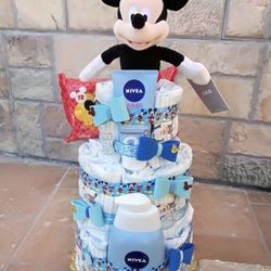 Diaper Cake For Baby Shower 